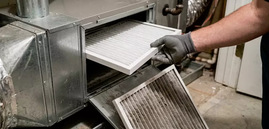 Window and Split Unit Filter Cleaning in Eagle Mountain