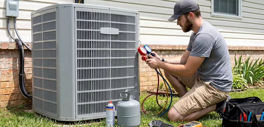 Emergency Air Conditioning Retrofit in Eagle Mountain